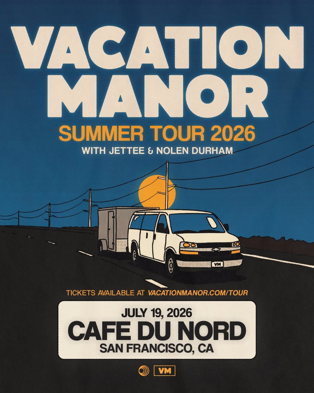 Vacation Manor Summer Tour 2026