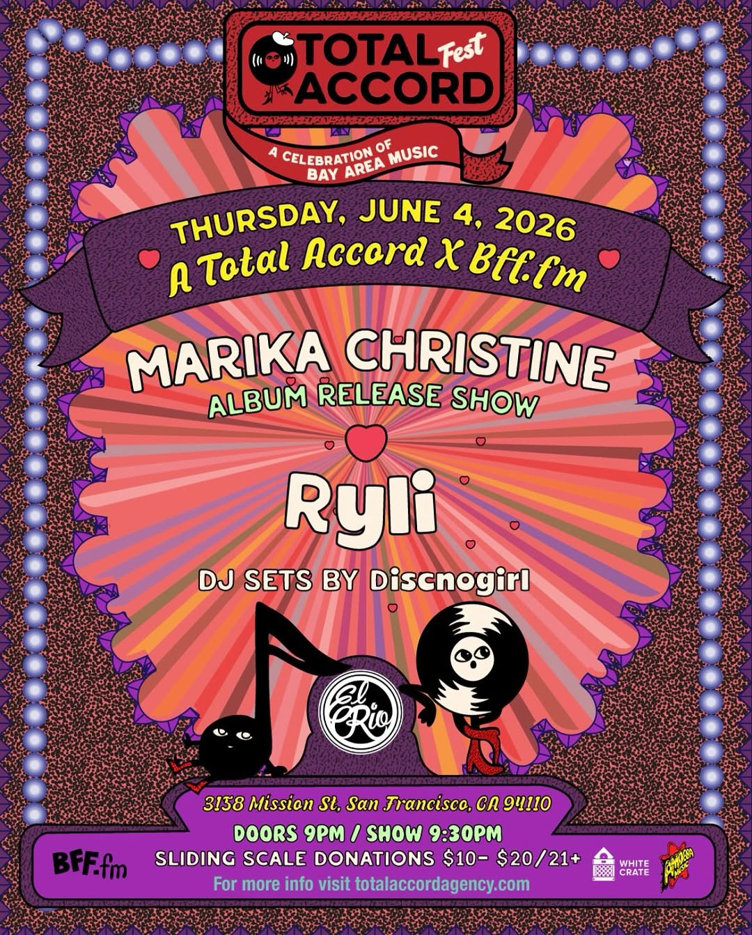 A Total Accord X BFF.fm - Marika Christine Album Release Show