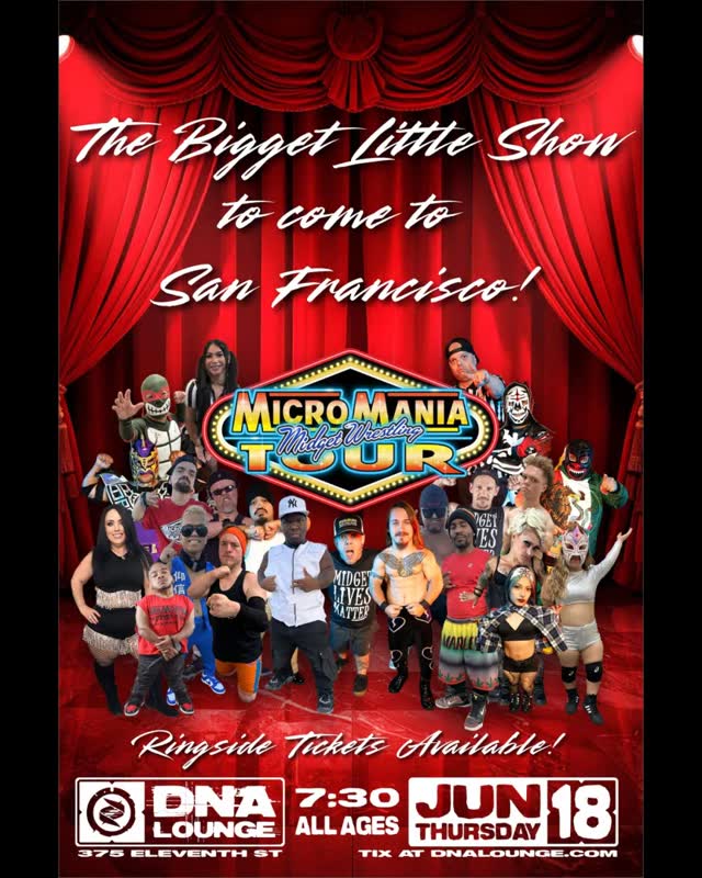 Micro Mania Midget Wrestling Tour