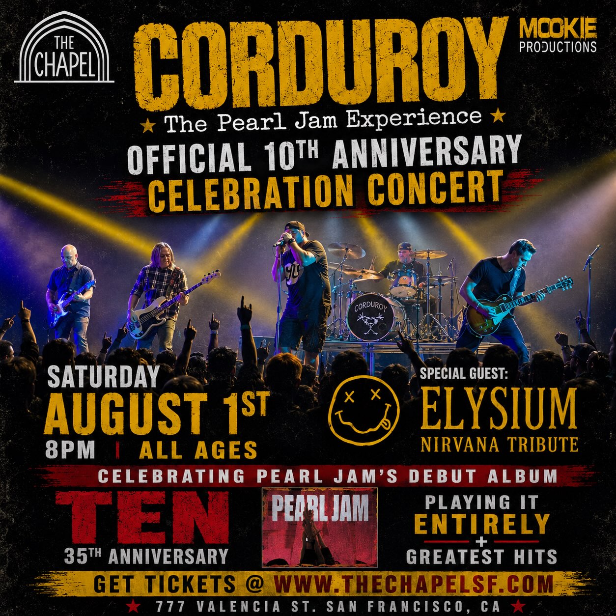 CORDUROY - The Pearl Jam Experience Official 10th Anniversary Celebration Concert